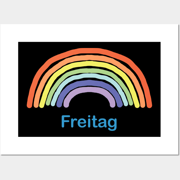 Freitag Friday Rainbow Wall Art by ellenhenryart